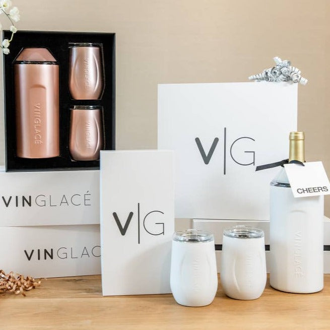 Vinglace Wine Chiller & Wine Glass Gift Set